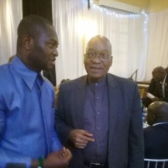 En Compagnie De Mon Mentor, Le Président Honoraire Sud-Africain Jacob Zuma